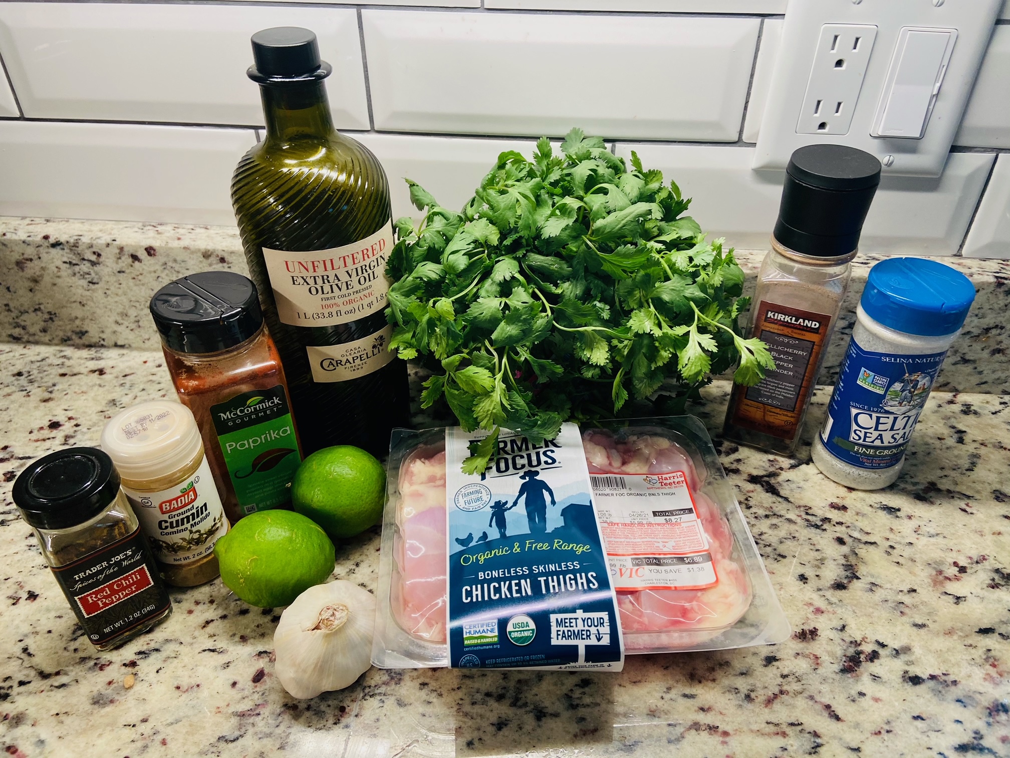 Cilantro Lime & Garlic Chicken